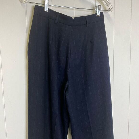 Vintage Ralph Ralph Lauren Women's 10 Cashmere Wool Blend Pants Trousers Blue - Picture 8 of 12